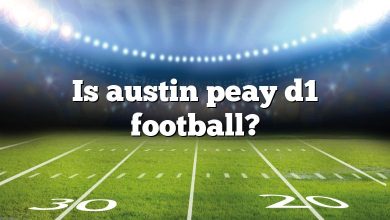 Is austin peay d1 football?