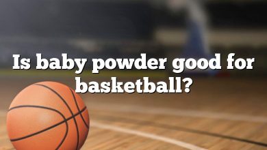 Is baby powder good for basketball?