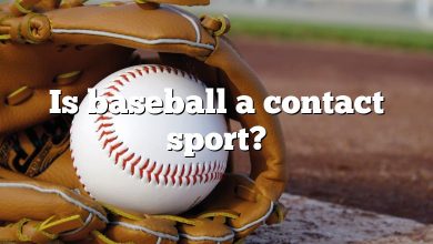 Is baseball a contact sport?