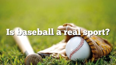 Is baseball a real sport?