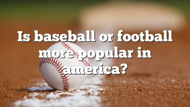 Is baseball or football more popular in america?