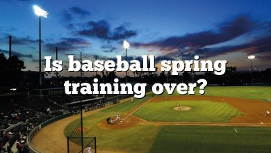Is baseball spring training over?