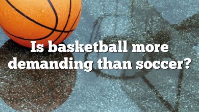 Is basketball more demanding than soccer?