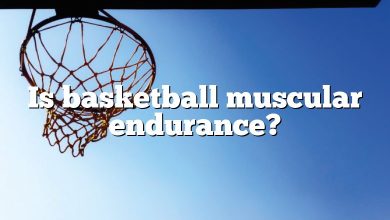 Is basketball muscular endurance?