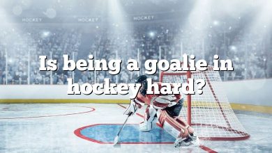 Is being a goalie in hockey hard?