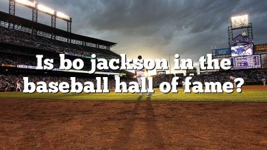 Is bo jackson in the baseball hall of fame?