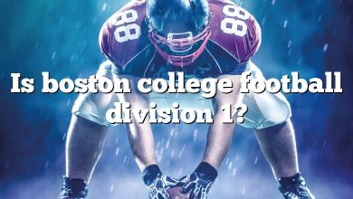 Is boston college football division 1?