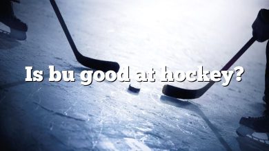 Is bu good at hockey?