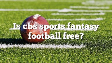 Is cbs sports fantasy football free?