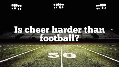 Is cheer harder than football?