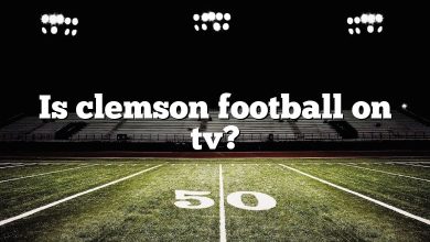 Is clemson football on tv?