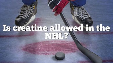 Is creatine allowed in the NHL?