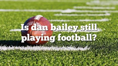 Is dan bailey still playing football?