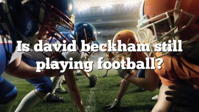 Is david beckham still playing football?