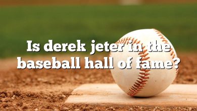 Is derek jeter in the baseball hall of fame?