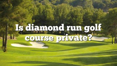 Is diamond run golf course private?