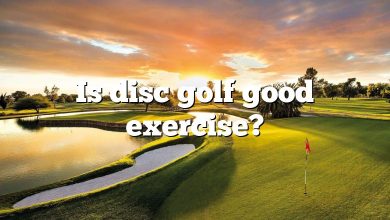 Is disc golf good exercise?