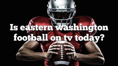 Is eastern washington football on tv today?