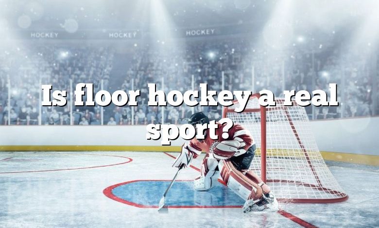 Is floor hockey a real sport?