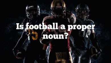 Is football a proper noun?