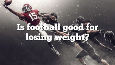 Is football good for losing weight?