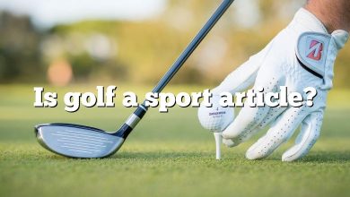 Is golf a sport article?