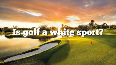 Is golf a white sport?