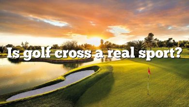 Is golf cross a real sport?