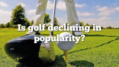 Is golf declining in popularity?
