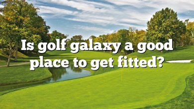 Is golf galaxy a good place to get fitted?