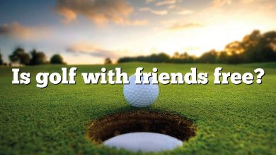 Is golf with friends free?