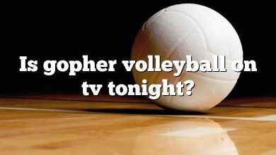Is gopher volleyball on tv tonight?