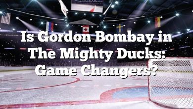 Is Gordon Bombay in The Mighty Ducks: Game Changers?