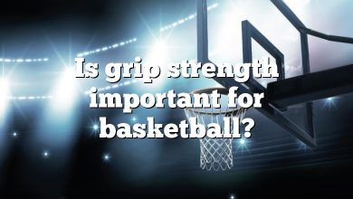 Is grip strength important for basketball?