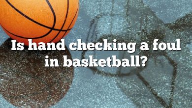 Is hand checking a foul in basketball?