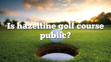 Is hazeltine golf course public?