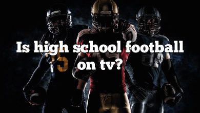 Is high school football on tv?