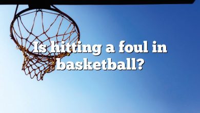 Is hitting a foul in basketball?