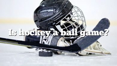 Is hockey a ball game?