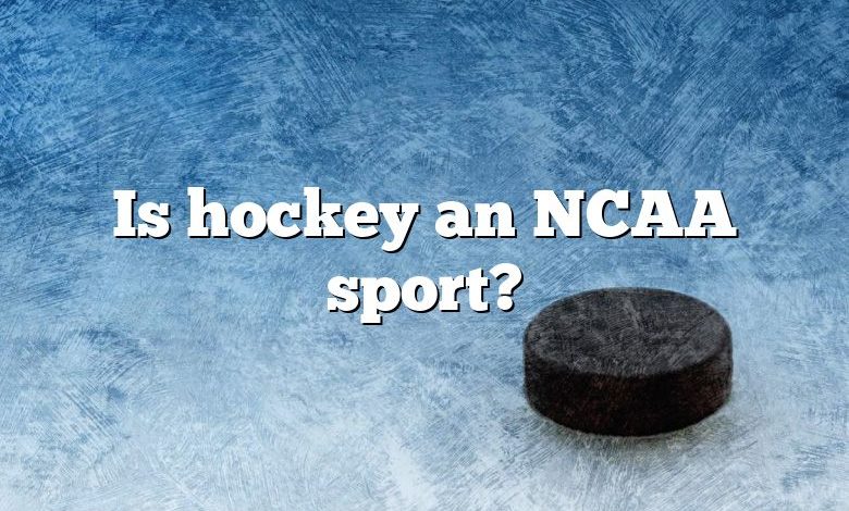 Is hockey an NCAA sport?