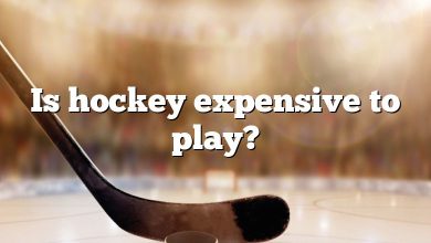 Is hockey expensive to play?