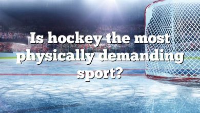 Is hockey the most physically demanding sport?