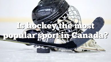 Is hockey the most popular sport in Canada?