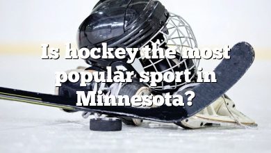 Is hockey the most popular sport in Minnesota?