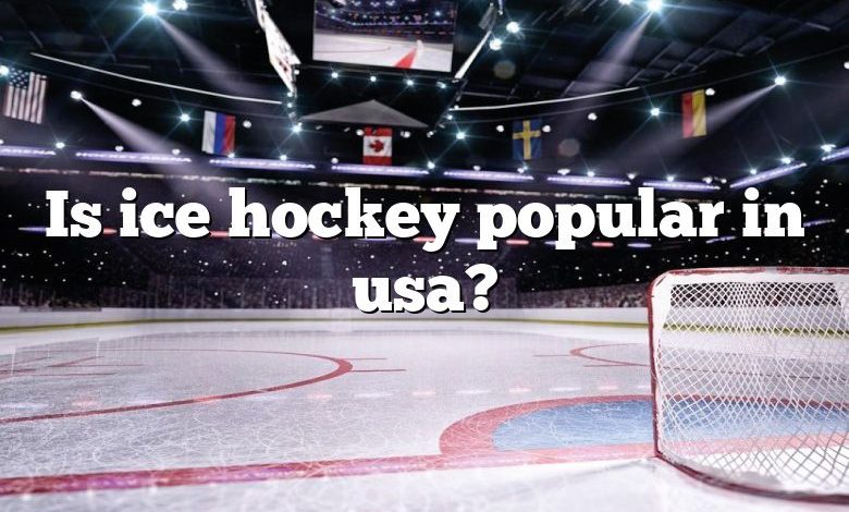 Is ice hockey popular in usa?