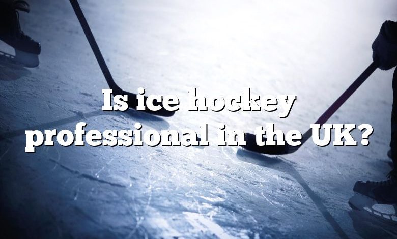 Is ice hockey professional in the UK?