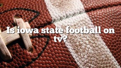Is iowa state football on tv?