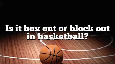 Is it box out or block out in basketball?