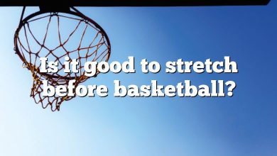 Is it good to stretch before basketball?