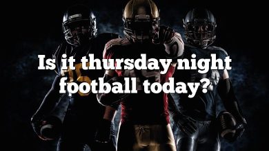 Is it thursday night football today?